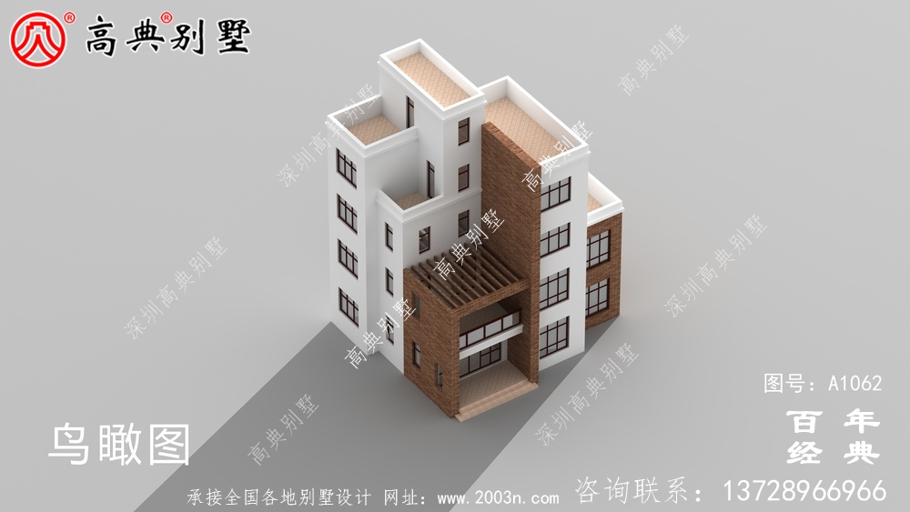 五層現(xiàn)代風(fēng)格別墅設(shè)計圖紙及效果圖_五層別墅外觀設(shè)計圖紙
