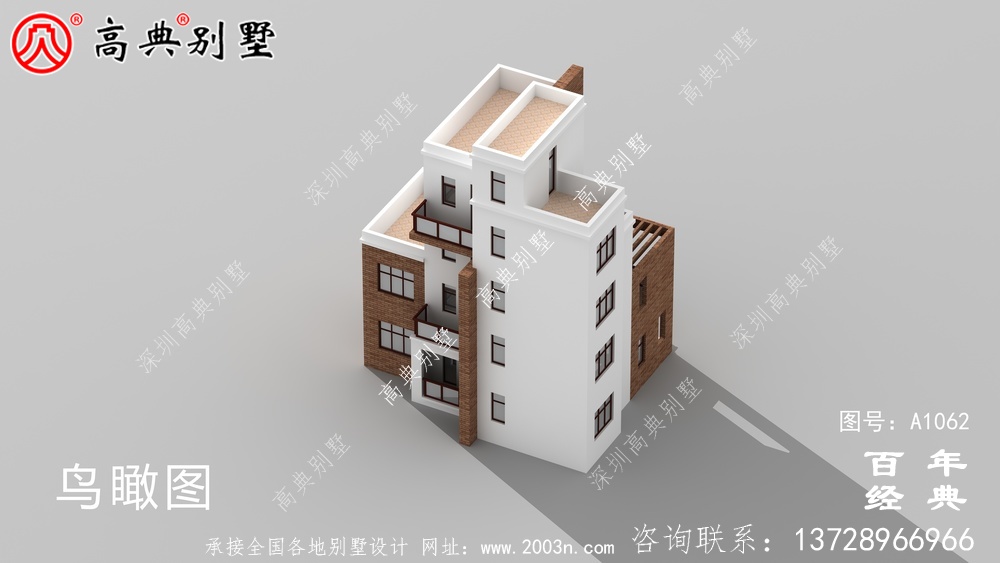 五層現(xiàn)代風(fēng)格別墅設(shè)計圖紙及效果圖_五層別墅外觀設(shè)計圖紙
