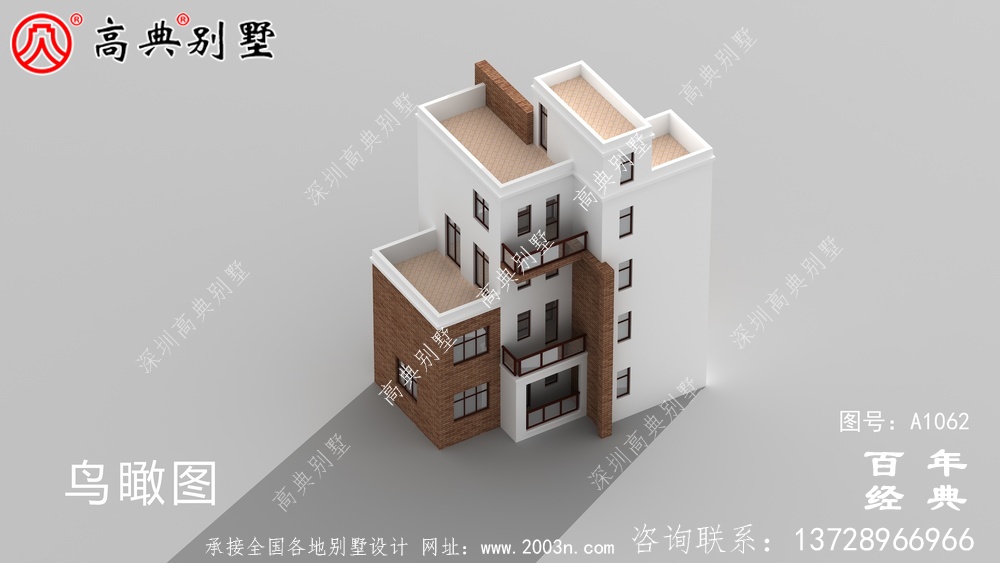 五層現(xiàn)代風(fēng)格別墅設(shè)計圖紙及效果圖_五層別墅外觀設(shè)計圖紙
