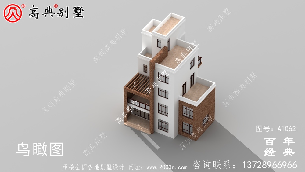 五層現(xiàn)代風(fēng)格別墅設(shè)計圖紙及效果圖_五層別墅外觀設(shè)計圖紙