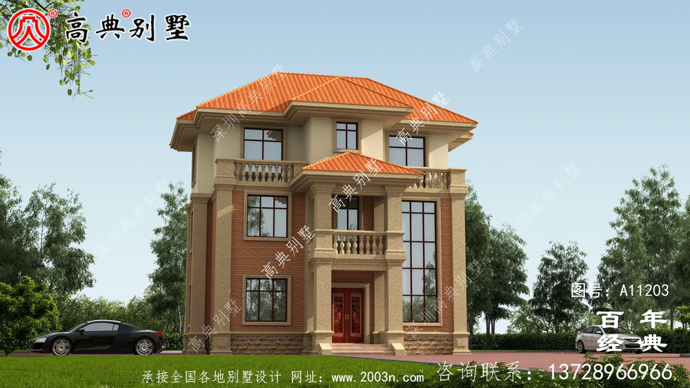 欧式三层复式别墅设计图纸_农村三层别墅设计图 欧式三层复式别墅设计图纸_农村三层别墅设计图