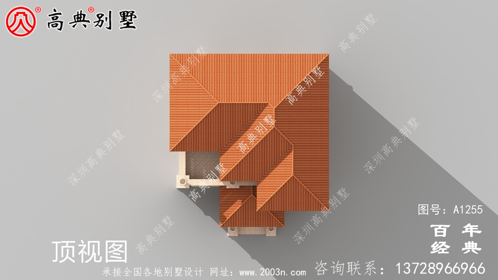 復式三層帶露臺歐式別墅設計圖紙及效果圖_三層別墅設計圖