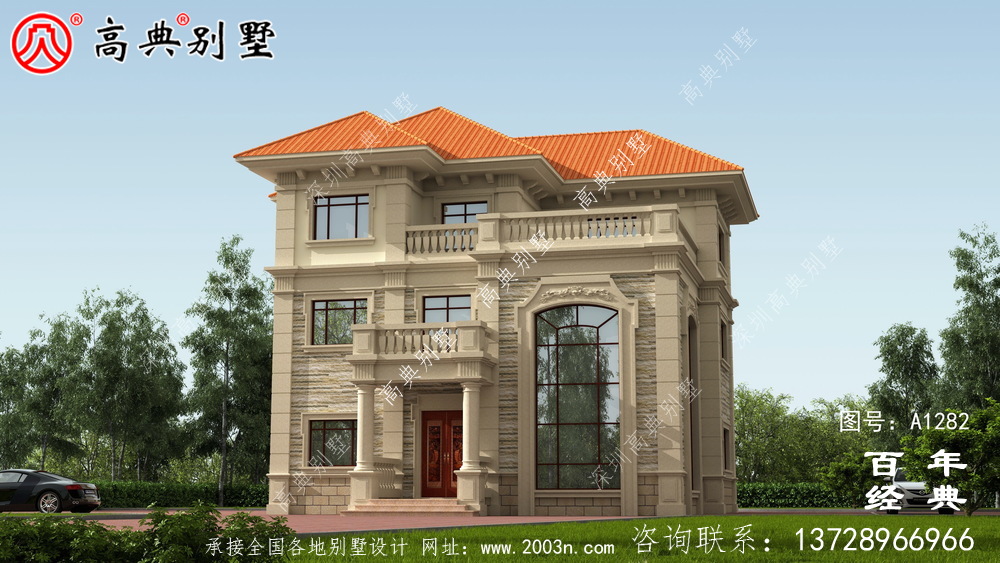 欧式复式三层别墅效果图及施工图__农村三层别墅图纸 欧式复式三层别墅效果图及施工图__农村三层别墅图纸