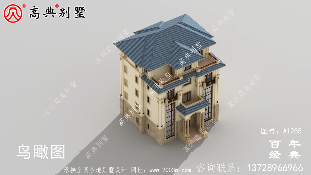 復式精致五層歐式別墅設計圖紙_農村三層別墅圖紙