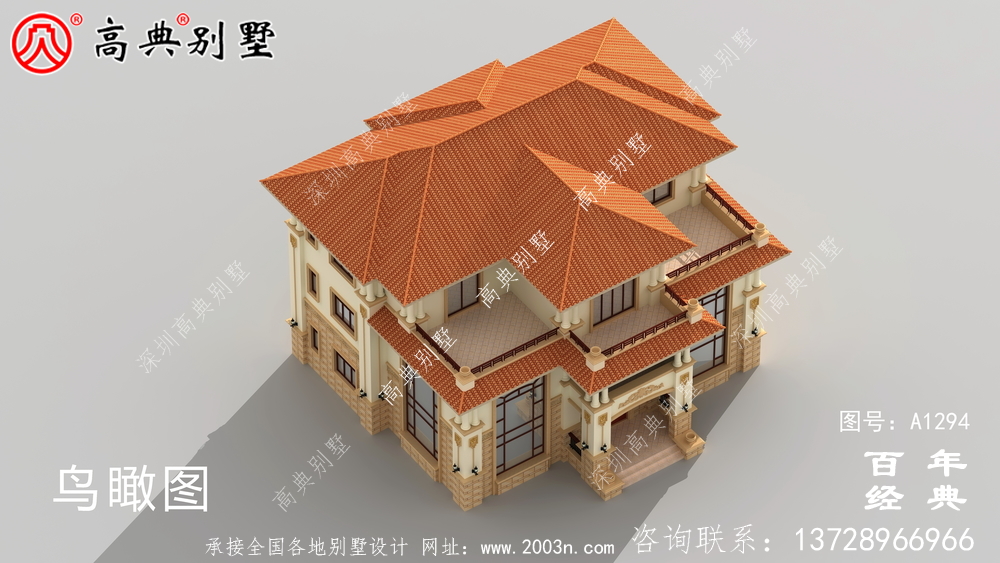高档三层复式别墅设计图纸_农村三层别墅设计图纸