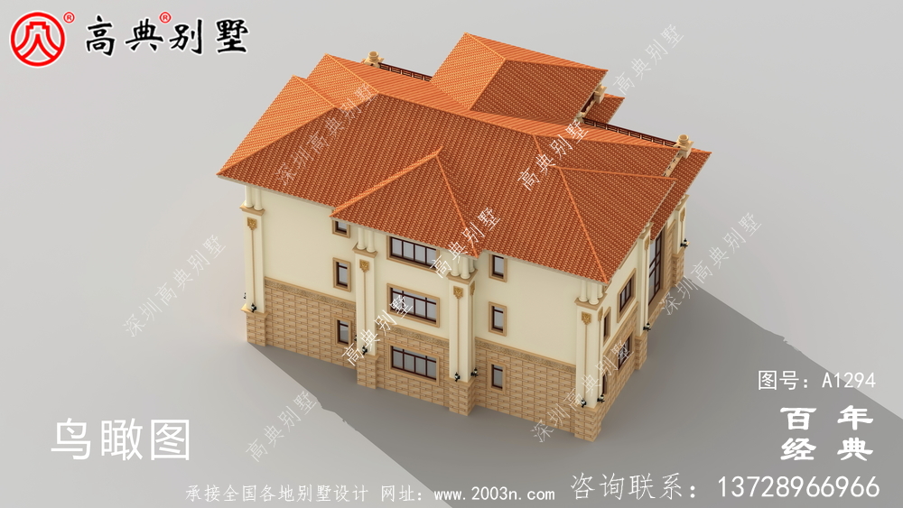 高档三层复式别墅设计图纸_农村三层别墅设计图纸