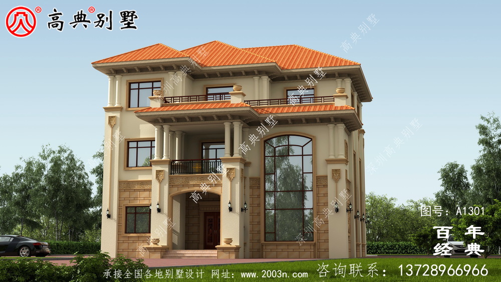 豪华复式三层欧式别墅施工图设计_农村三层别墅设计图纸 豪华复式三层欧式别墅施工图设计_农村三层别墅设计图纸