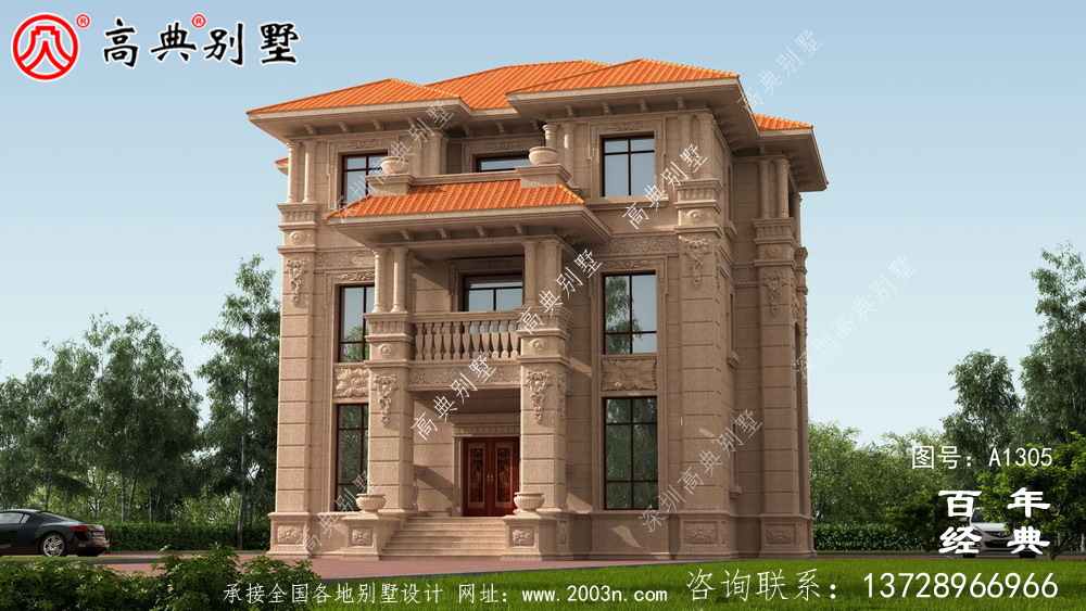 豪华三层欧式别墅设计图纸效果图_农村三层别墅图 豪华三层欧式别墅设计图纸效果图_农村三层别墅图