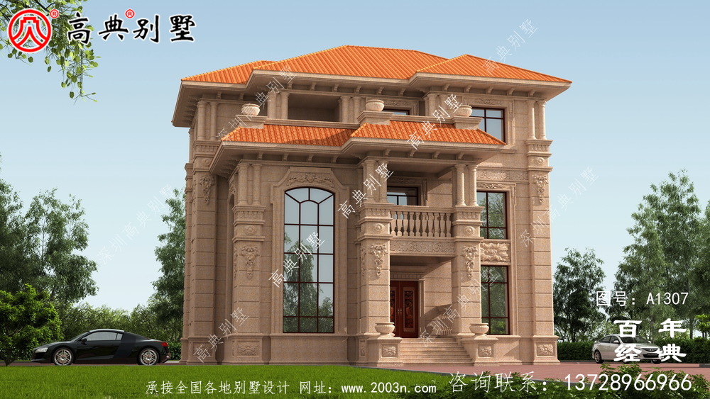 农村自建三层欧式别墅施工图设计_农村三层别墅设计图 农村自建三层欧式别墅施工图设计_农村三层别墅设计图