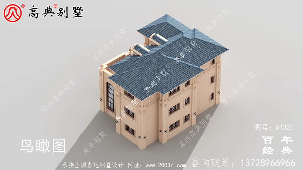 复式三层农村自建小别墅设计图纸_三层农村别墅图纸