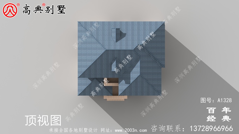 小復式三層帶露臺歐式別墅施工圖紙_三層別墅設計圖紙