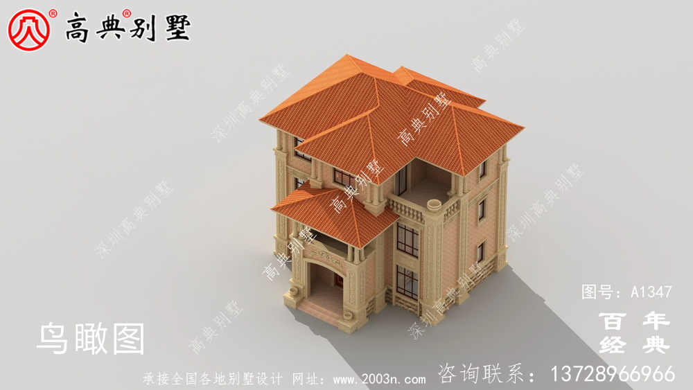 新农村三层复式自建别墅设计图纸_农村三层建筑设计图纸和施工图