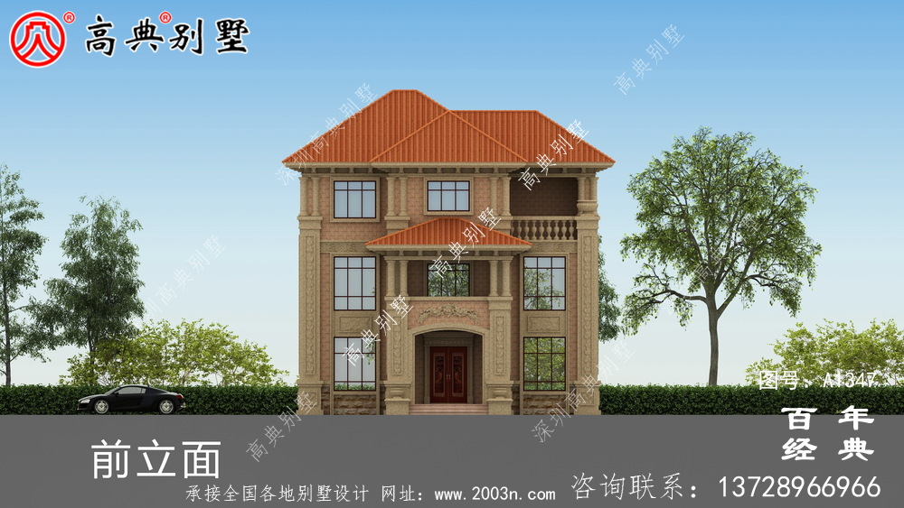 新农村三层复式自建别墅设计图纸_农村三层建筑设计图纸和施工图