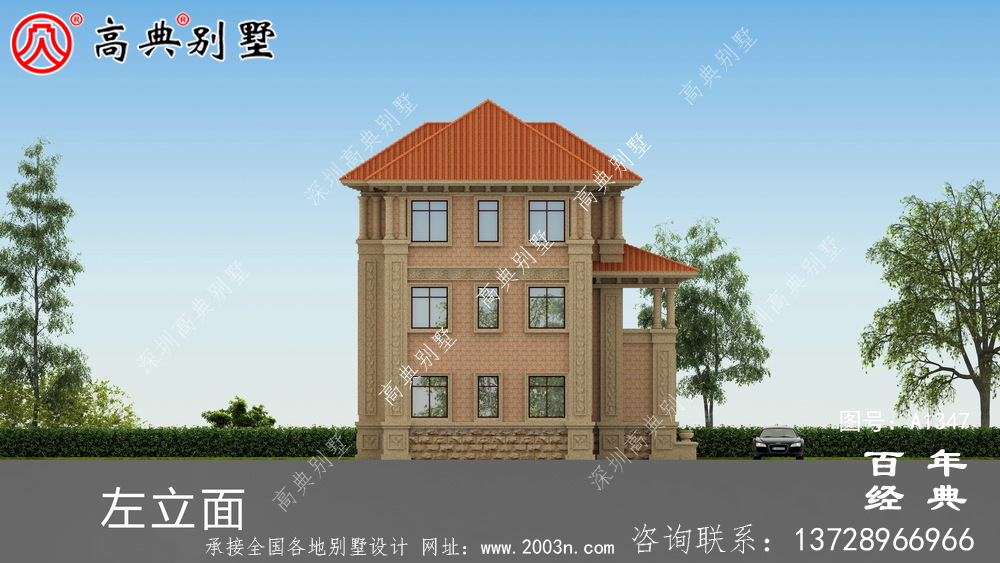 新农村三层复式自建别墅设计图纸_农村三层建筑设计图纸和施工图