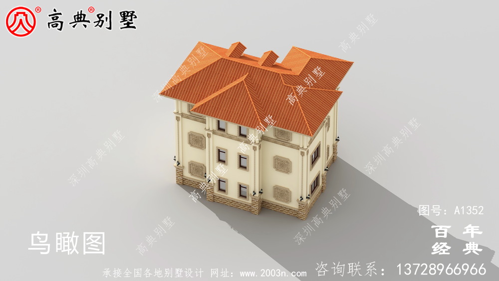 豪華私人復(fù)式三層別墅設(shè)計圖紙_農(nóng)村別墅設(shè)計圖