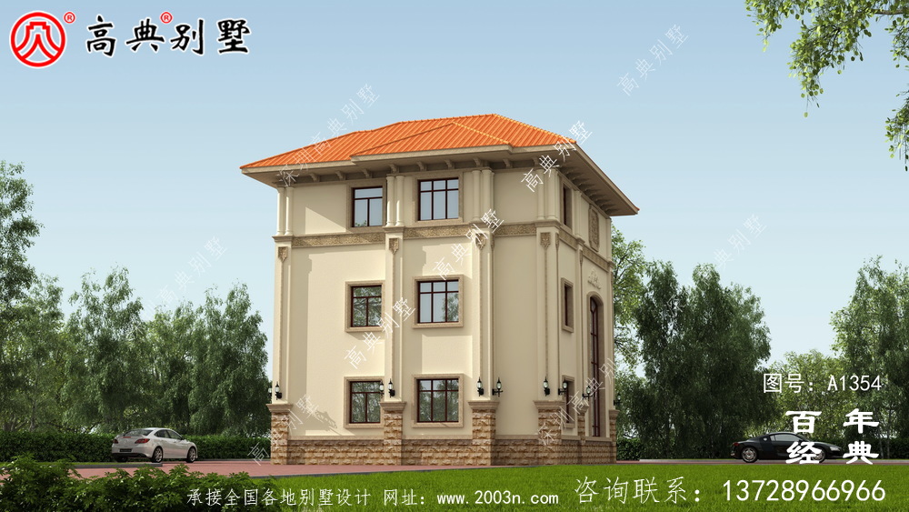 三樓歐式豪華復(fù)式別墅設(shè)計(jì)圖紙集_別墅設(shè)計(jì)圖紙