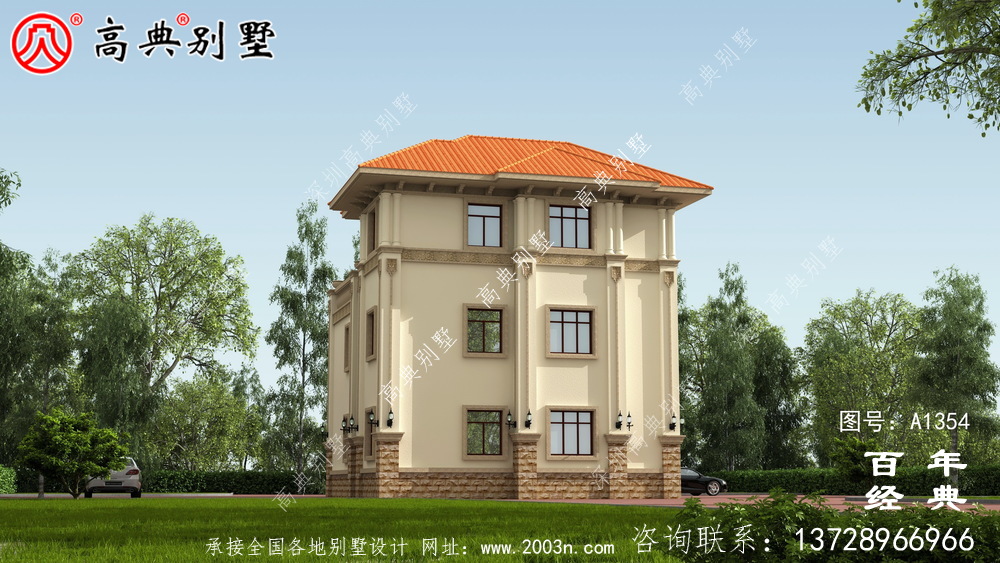 三樓歐式豪華復(fù)式別墅設(shè)計(jì)圖紙集_別墅設(shè)計(jì)圖紙