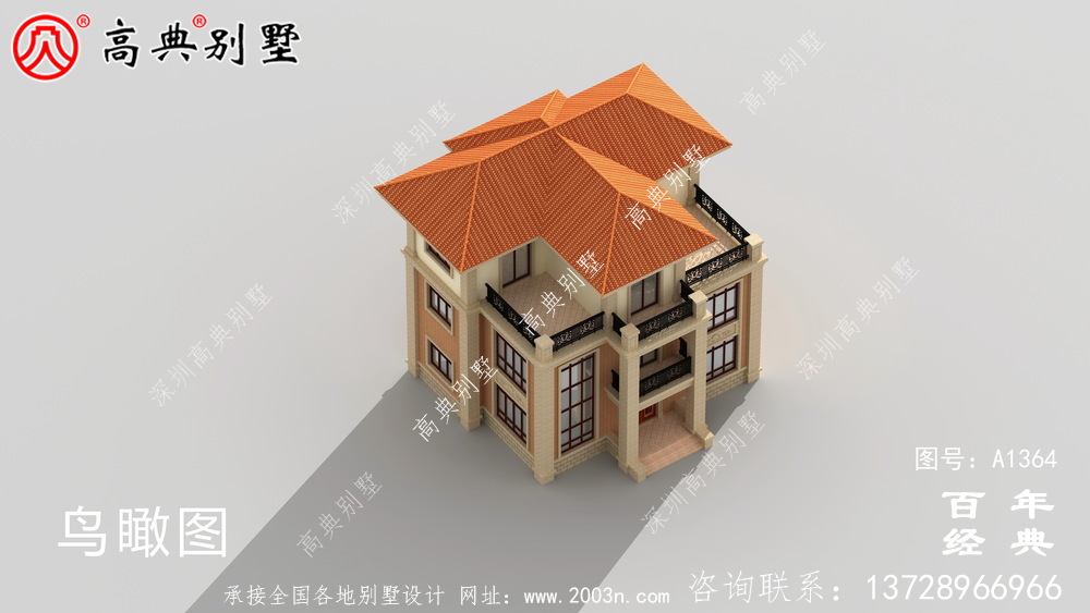 欧式三层复式别墅设计_别墅设计图纸
