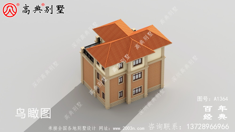 欧式三层复式别墅设计_别墅设计图纸