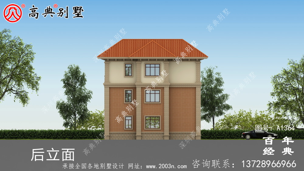 欧式三层复式别墅设计_别墅设计图纸