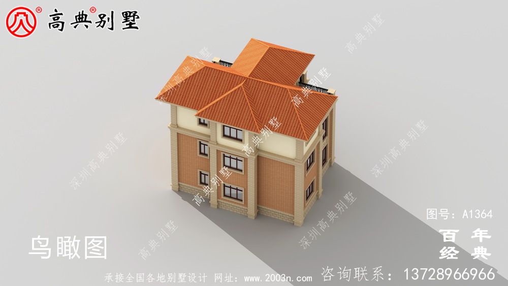 欧式三层复式别墅设计_别墅设计图纸
