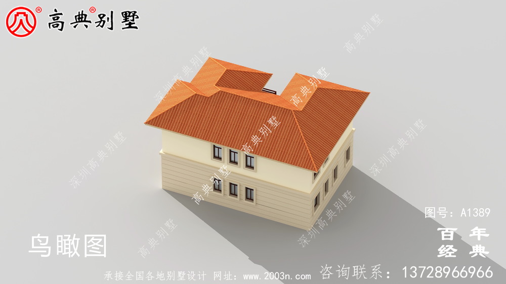 鄉(xiāng)村二層帶車庫(kù)別墅自建房設(shè)計(jì)圖設(shè)計(jì)效果圖_別墅設(shè)計(jì)圖紙
