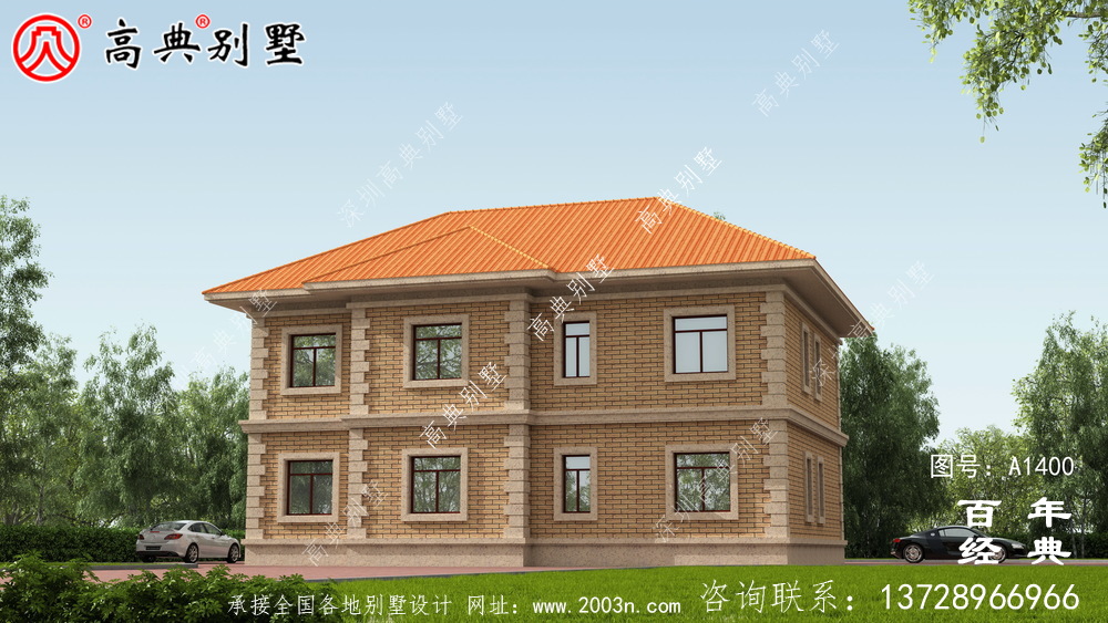 新農(nóng)村簡單二層小別墅設(shè)計(jì)圖紙_二層別墅效果圖