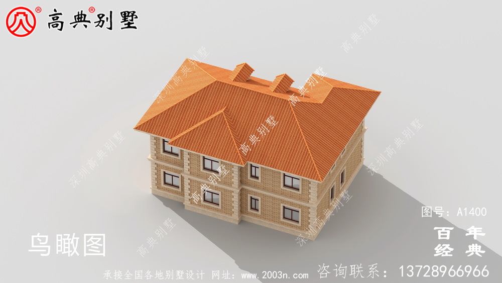 新農(nóng)村簡單二層小別墅設(shè)計(jì)圖紙_二層別墅效果圖