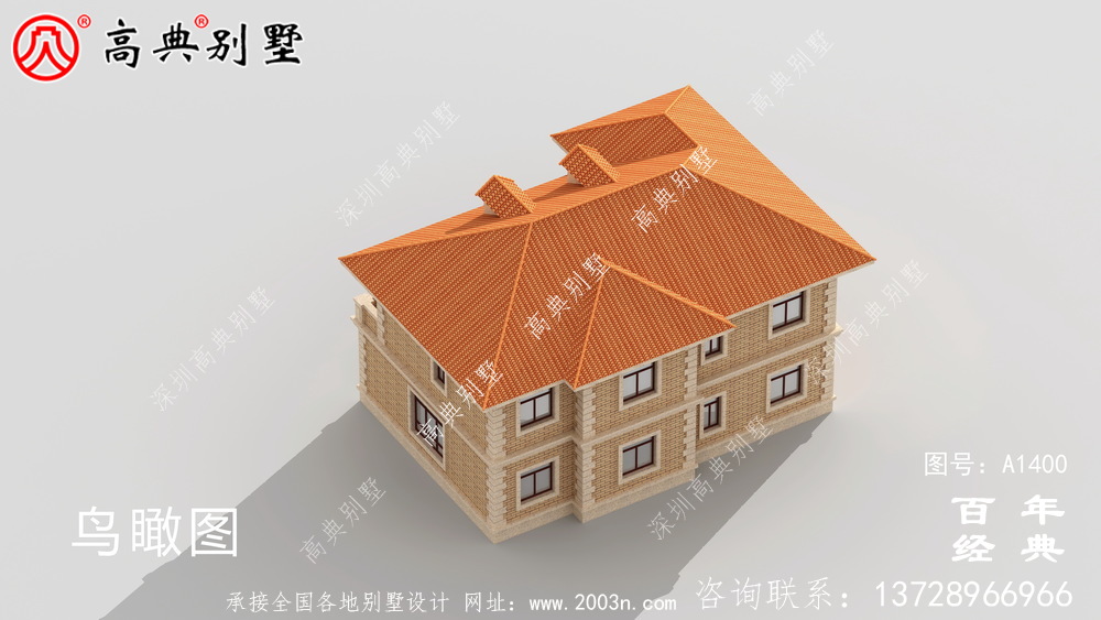 新農(nóng)村簡單二層小別墅設(shè)計(jì)圖紙_二層別墅效果圖