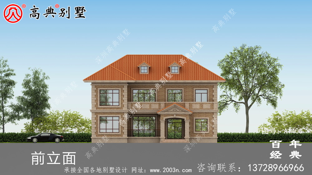 新農(nóng)村簡單二層小別墅設(shè)計(jì)圖紙_二層別墅效果圖