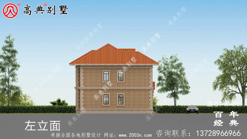 新農(nóng)村簡單二層小別墅設(shè)計(jì)圖紙_二層別墅效果圖