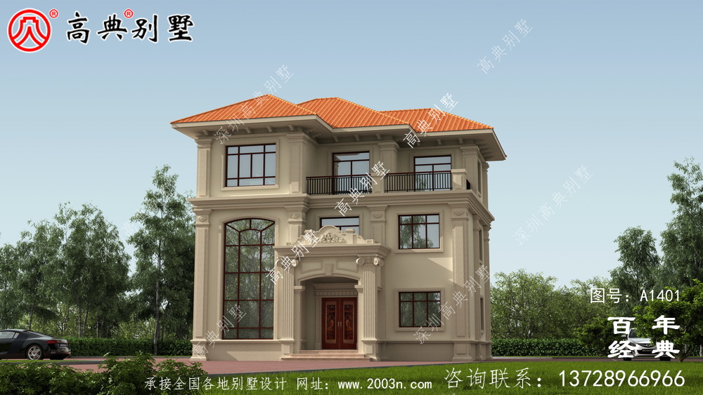 欧式三层复式小别墅图纸及效果图_新农村别墅户型图 欧式三层复式小别墅图纸及效果图_新农村别墅户型图