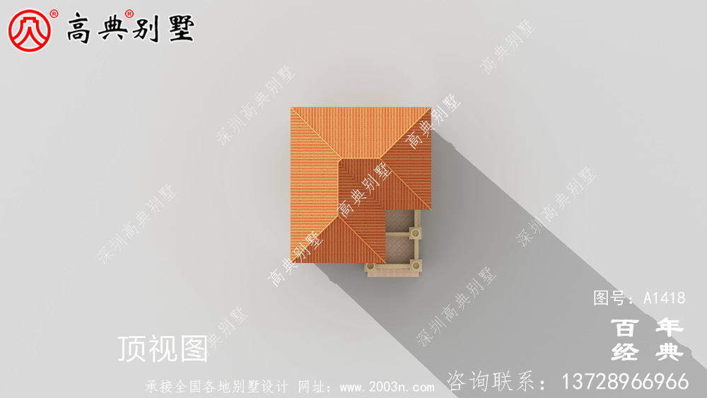 复式三层欧式小别墅外观效果图_农村三层别墅设计