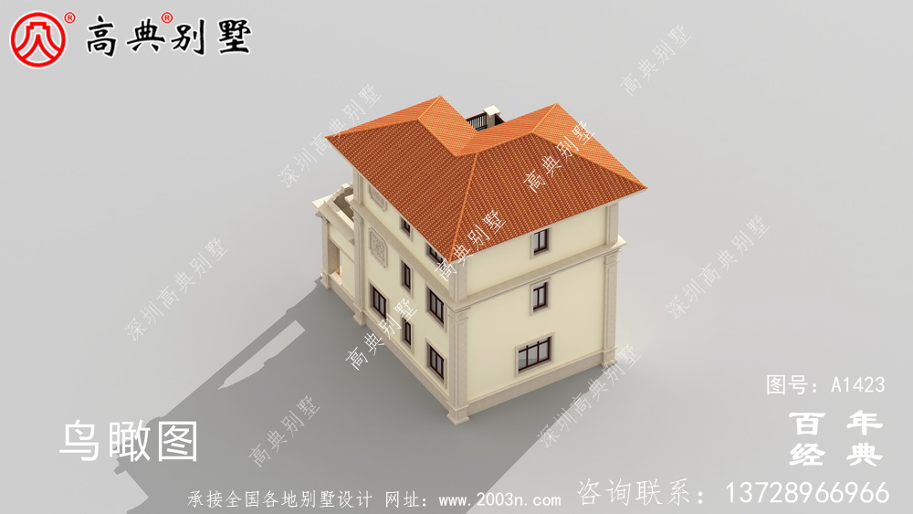 复式三层欧式小别墅效果图_农村三层别墅设计