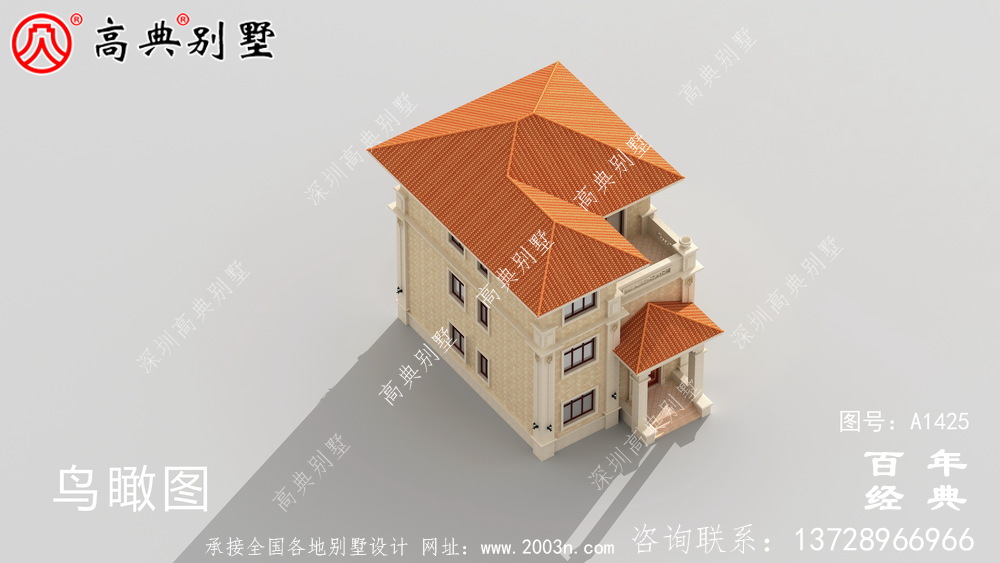 欧式三层别墅设计图纸_农村三层别墅设计