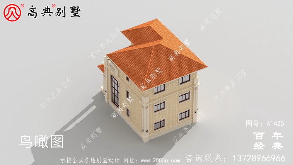 欧式三层别墅设计图纸_农村三层别墅设计