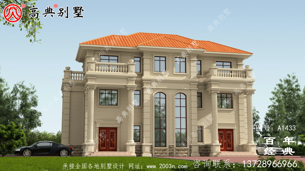 三层豪华复式双拼别墅设计图纸_乡村别墅工程图纸 三层豪华复式双拼别墅设计图纸_乡村别墅工程图纸