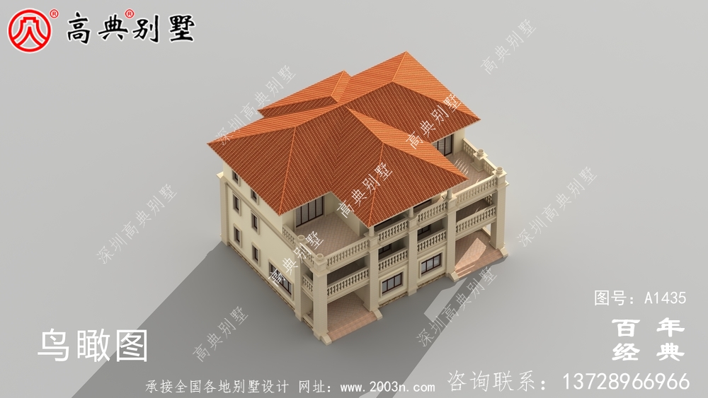 自建三层双拼别墅设计图纸和效果图_农村三层别墅设计