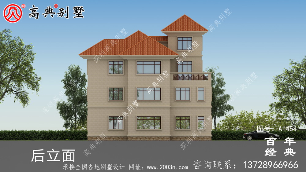 最新农村三层别墅效果图_乡村三层别墅设计