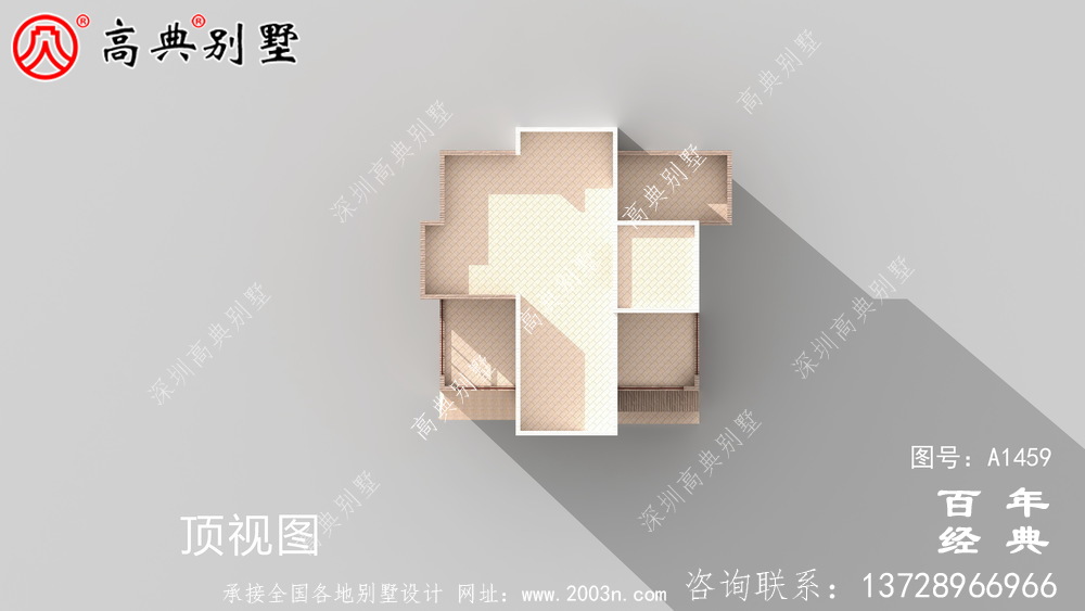 高檔現代三層別墅設計圖紙_現代風格別墅設計