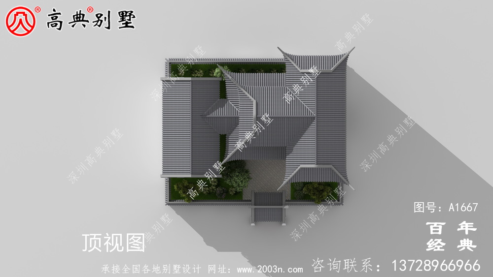 新中式三層蘇式園林別墅設(shè)計(jì)圖紙_鄉(xiāng)村別墅工程圖紙