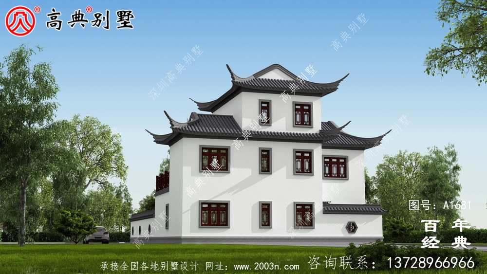 农村三层别墅设计图纸_农村三层别墅设计