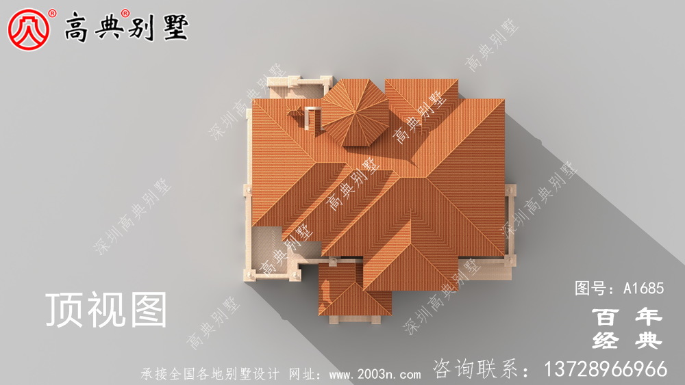 欧式三层别墅效果图及图纸_农村三层别墅设计