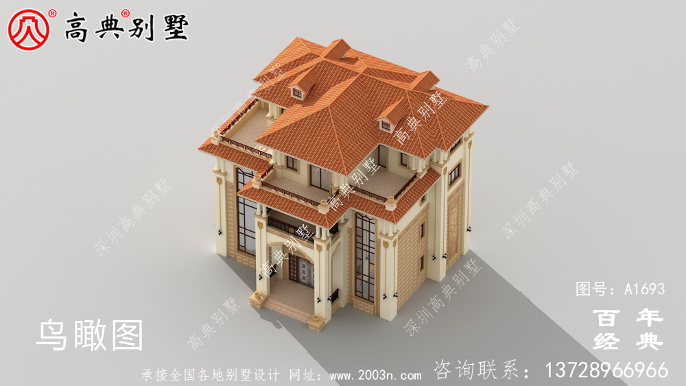 新农村复式四层欧式别墅设计图_农村四层别墅设计