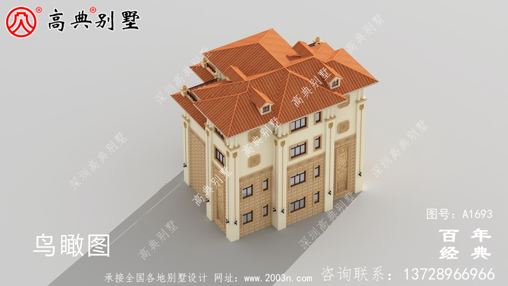 新农村复式四层欧式别墅设计图_农村四层别墅设计