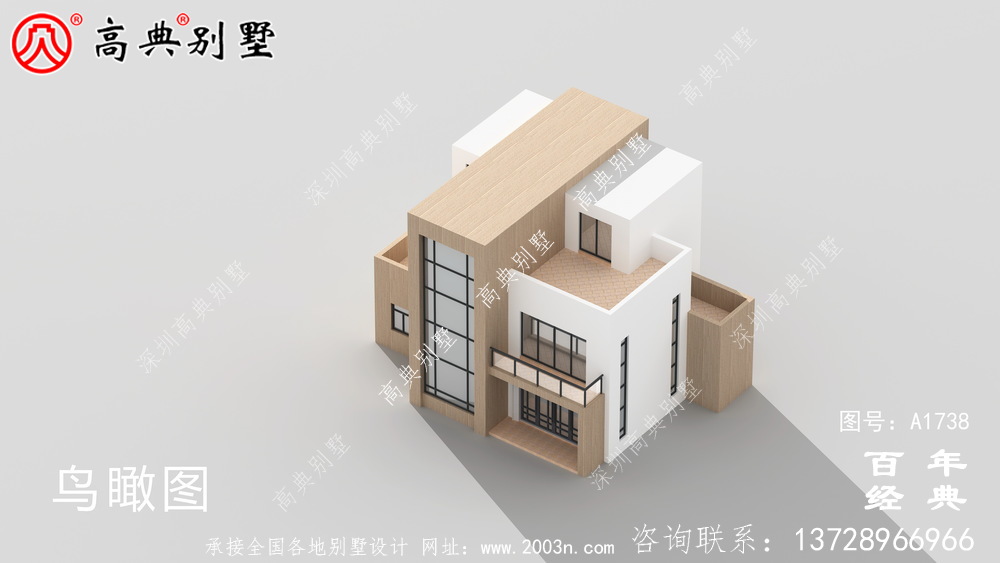 复式现代三层别墅设计图纸及效果图_农村三层别墅设计