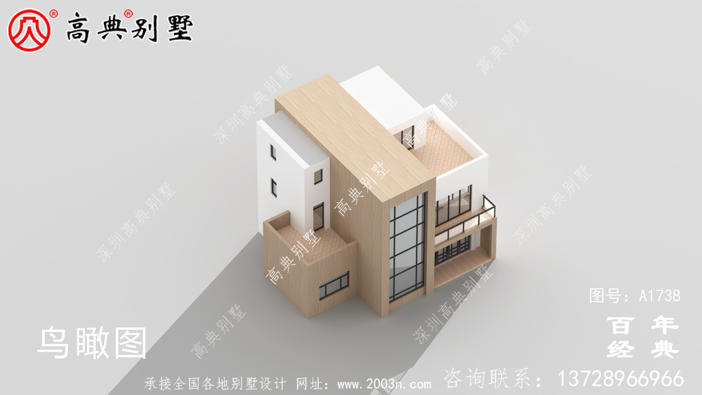 复式现代三层别墅设计图纸及效果图_农村三层别墅设计