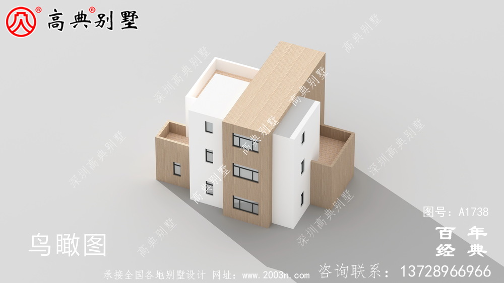 复式现代三层别墅设计图纸及效果图_农村三层别墅设计