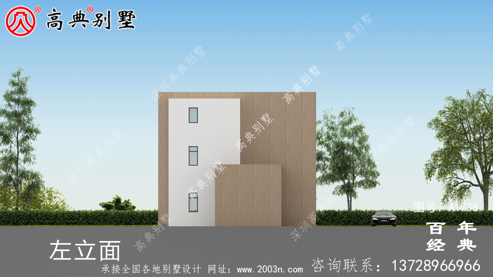 复式现代三层别墅设计图纸及效果图_农村三层别墅设计