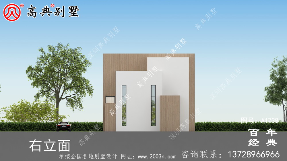 复式现代三层别墅设计图纸及效果图_农村三层别墅设计